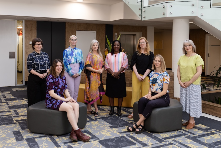 UON Project team members with Gifty Oforiwaa Gyamera