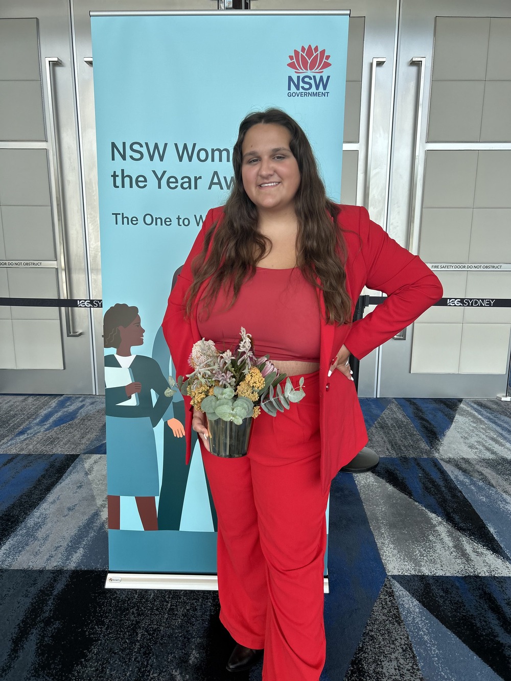 Sarah Williams smiling at the camera