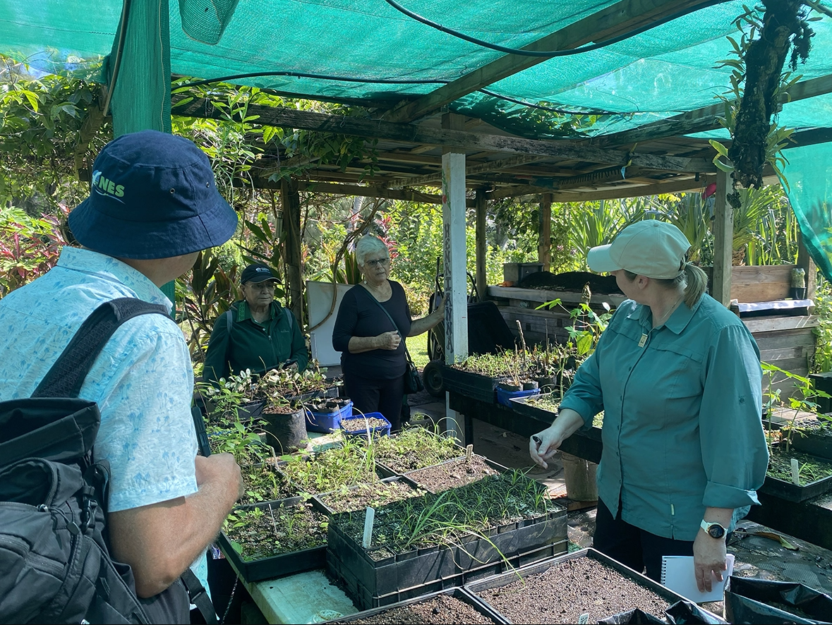 Staff doing terena macroinvertebrate sampling