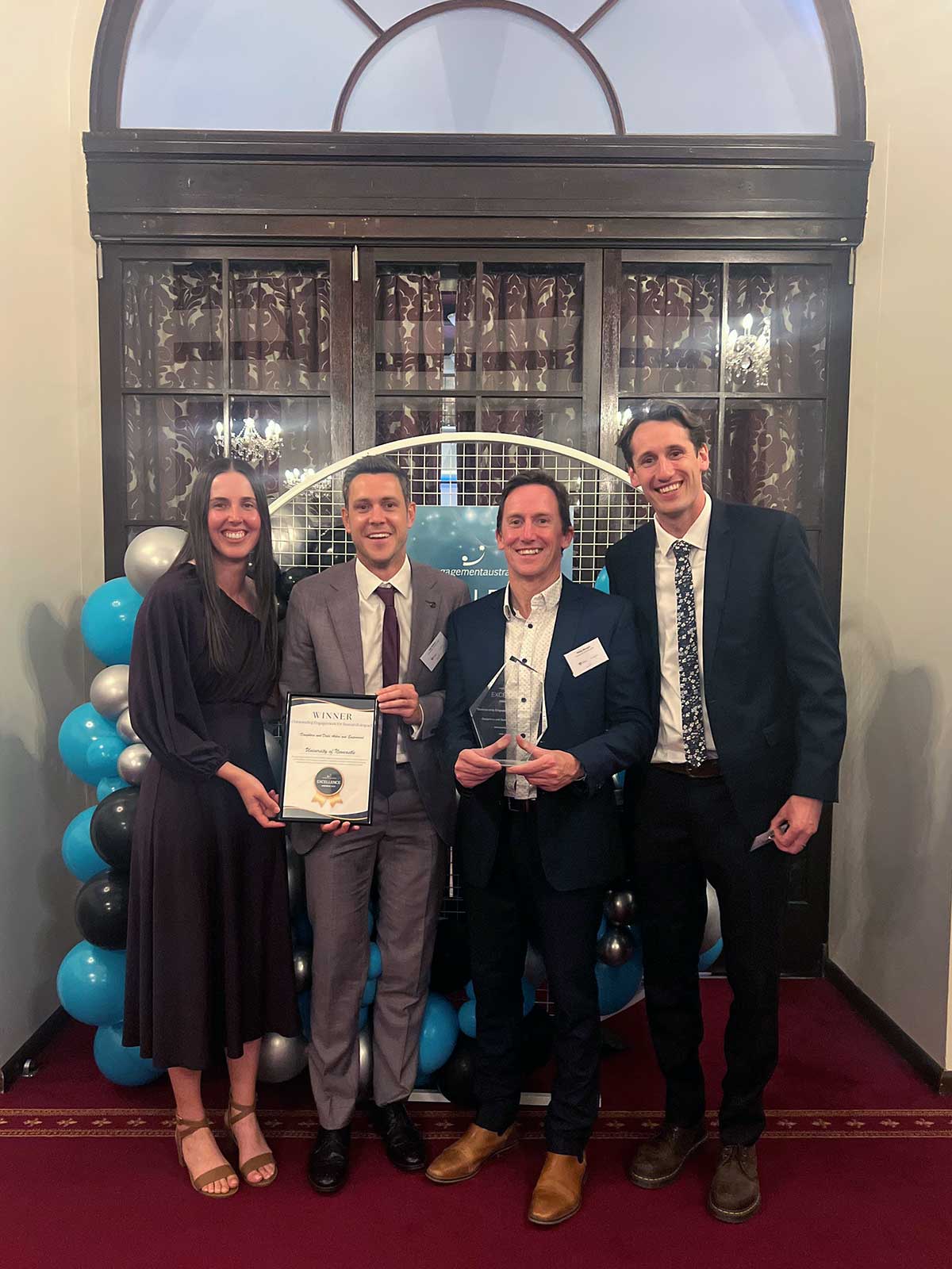 Daughters and Dad team photo