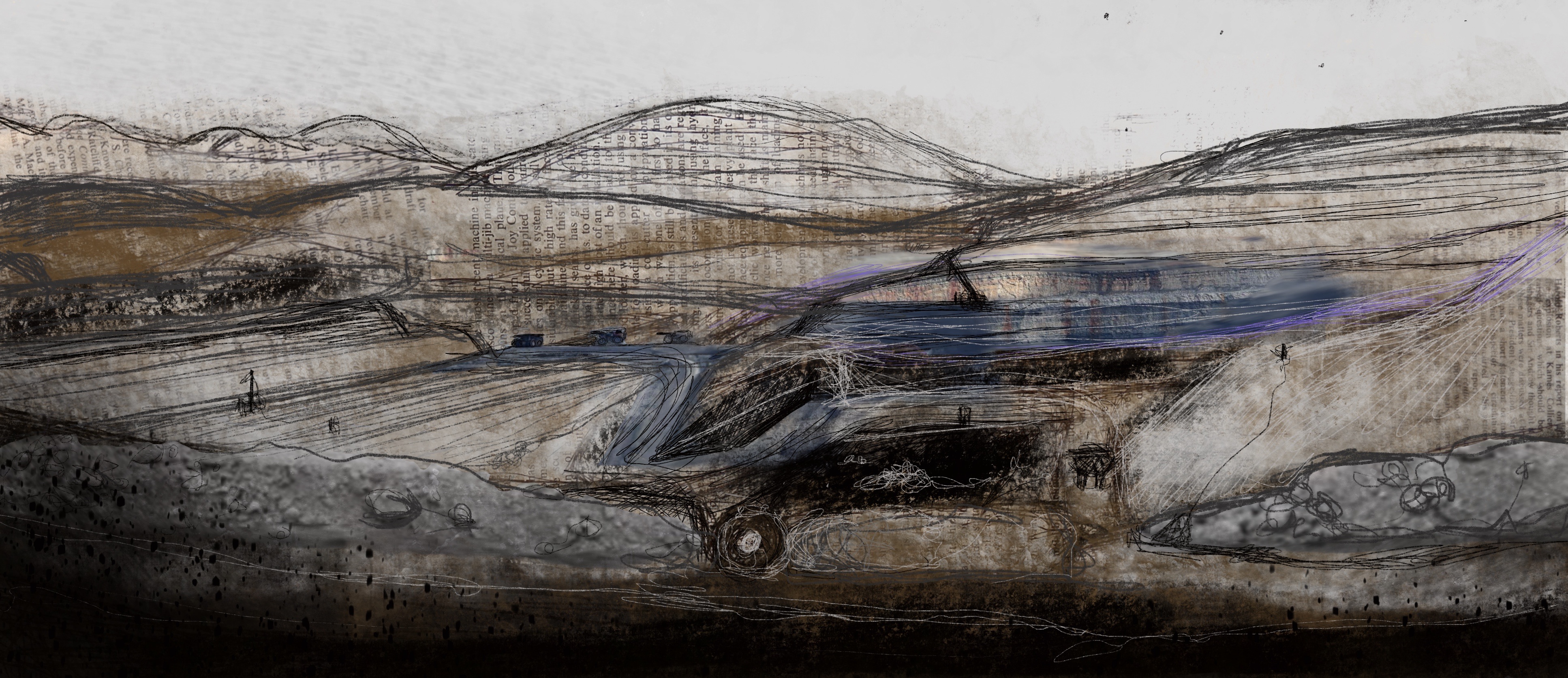 Image by Emma Florence May, Void of layered meanings, 2025, digital drawing  