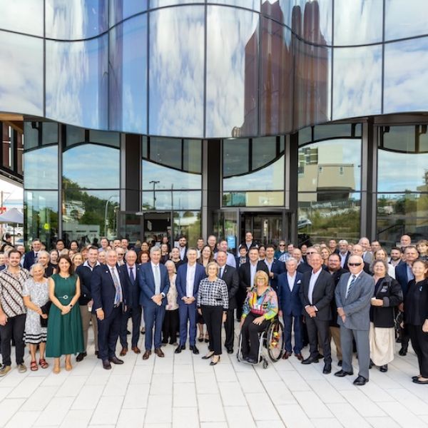 Gosford Central officially opens . University of Newcastle officially opens new Gosford building
