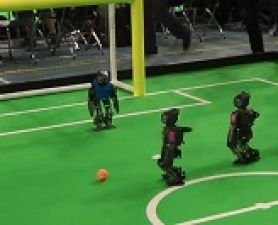 The Newcastle Robotics Laboratory’s NUbots have qualified for RoboCup 2014 in Brazil!. Soccer playing robots say ola’! 