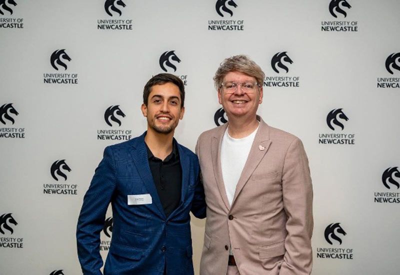 Diego Ponce at a University of Newcastle MMDS event