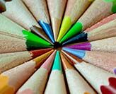 Coloured pencil tips