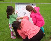 SILHOUETTE BABY.jpg Silhouette of woman holding a baby