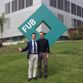 Dr Andrea Coda and Professor . A Spanish collaboration leads to App development