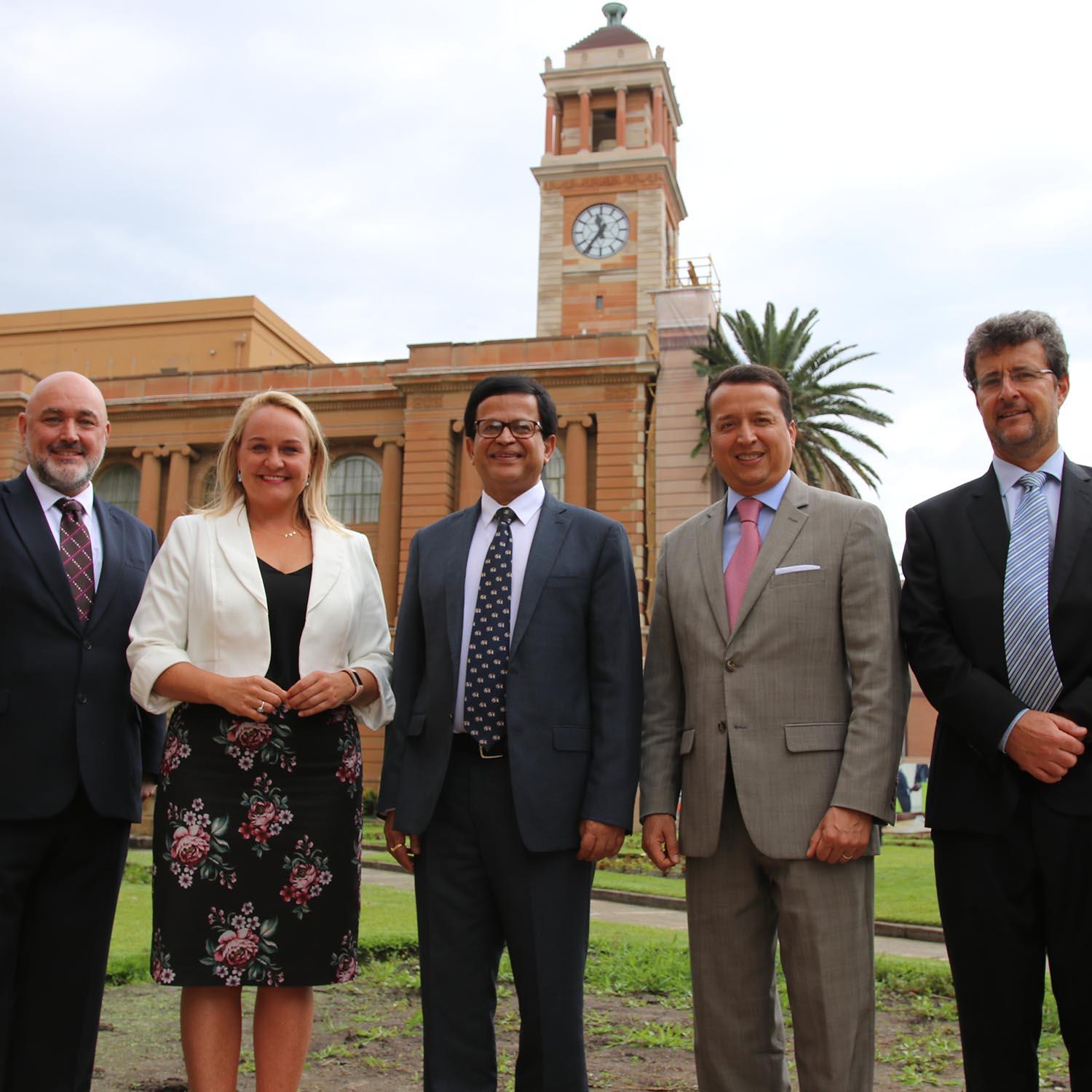 Associate Professor Graham Brewer, Councillor Nuatali Nelmes, Mr Nikhil Seth, Mr Alex Mejia and Associate Professor Steven Weller