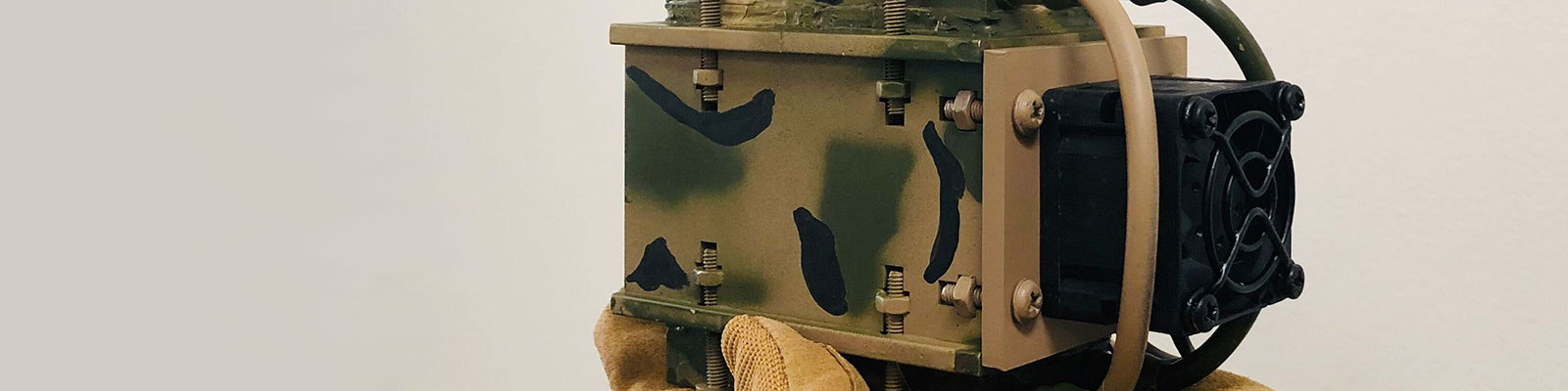 Delivering a compact, lightweight and battery operated atmospheric water generator