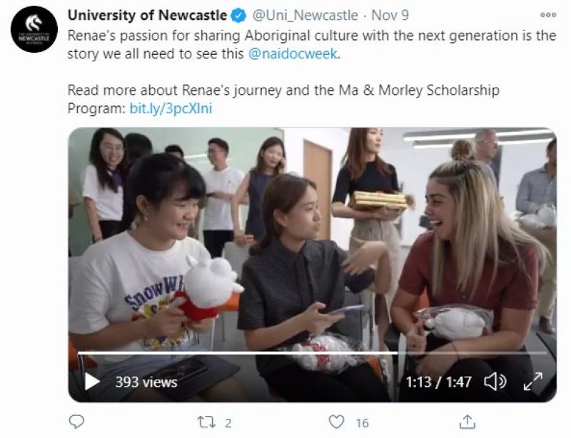 Ma Morley social media post