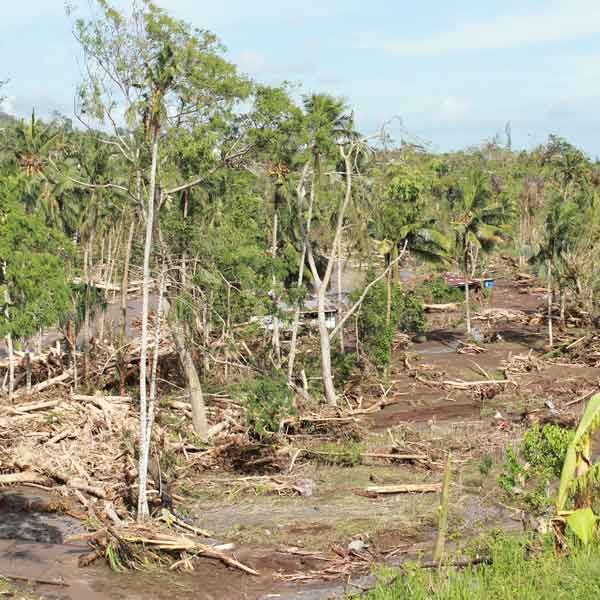 Impact of Cyclone Evan in Samoa