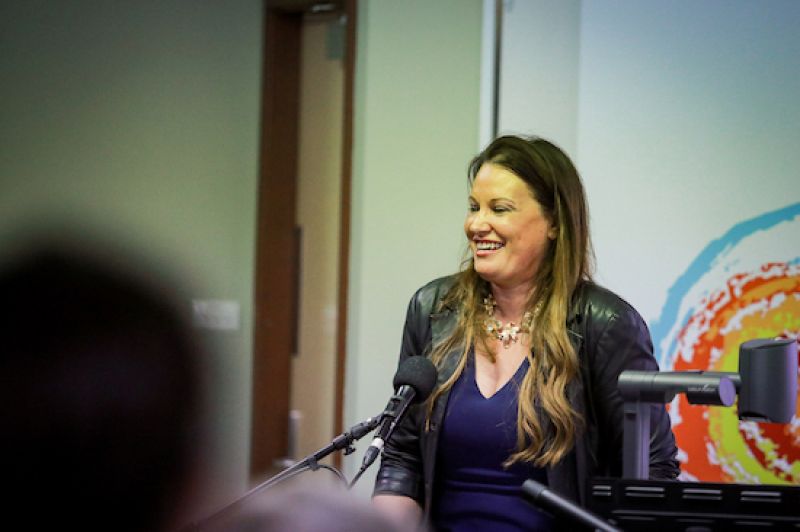 Guest lecturer delivering the John Maynard History Lecture