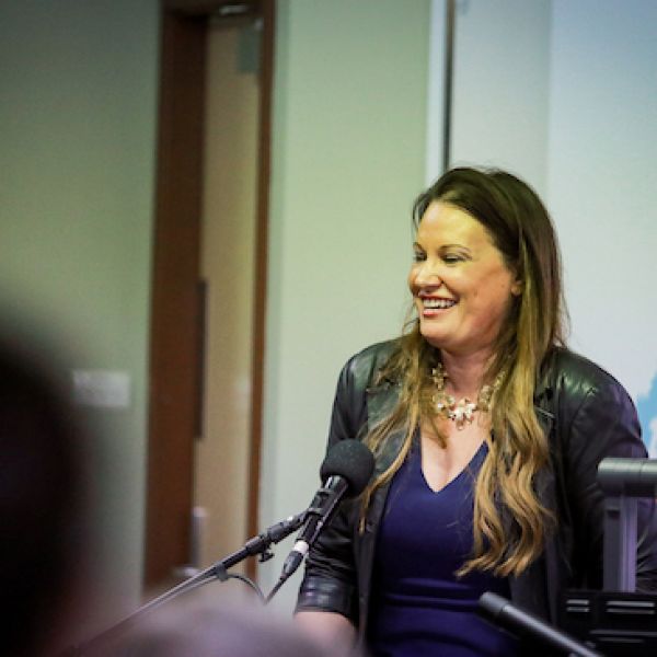 Guest lecturer delivering the John Maynard History Lecture