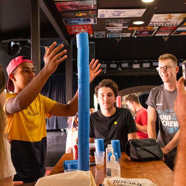 Picture of Uni Crew facilitating a games event