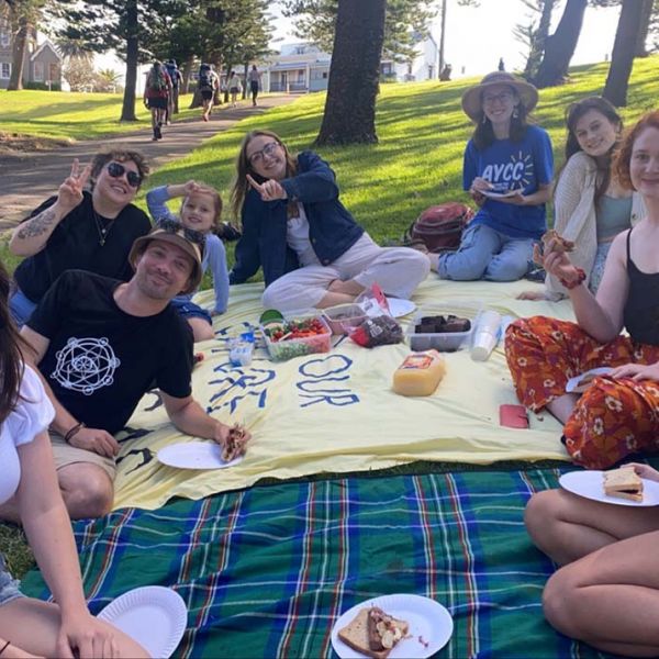 Scholars at Group Picnic