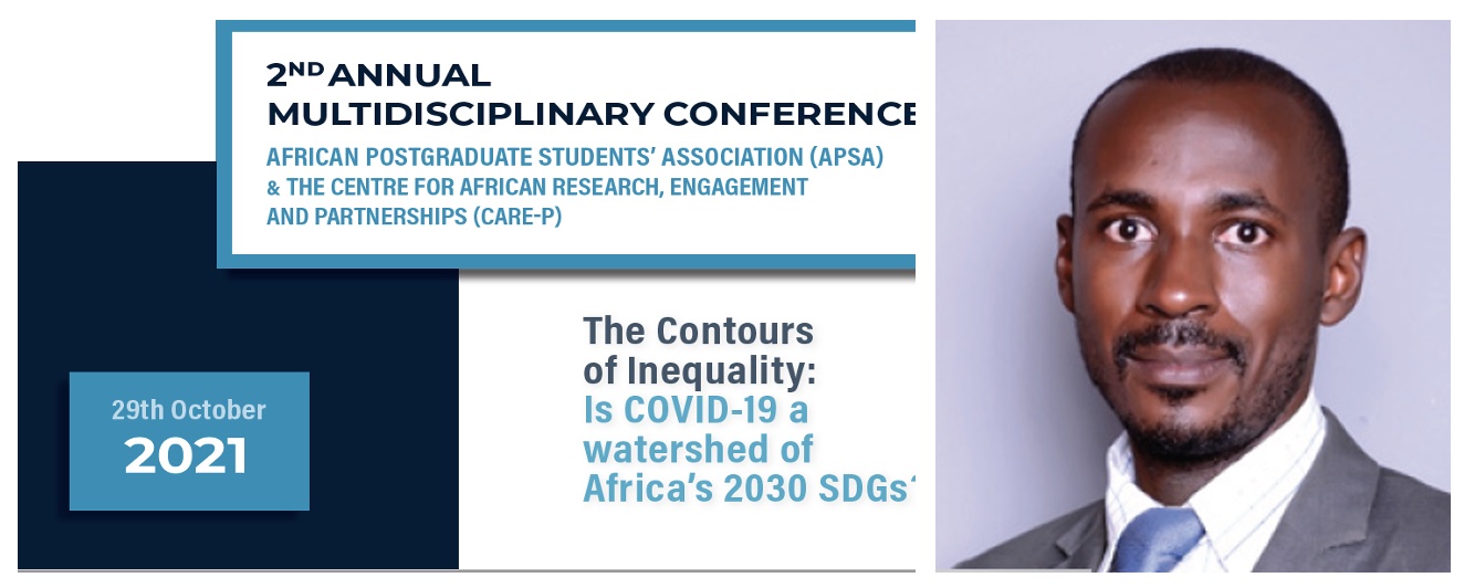 Conference brochure cover and Keynote speaker Dr Enock Nyorekwa Twinoburyo