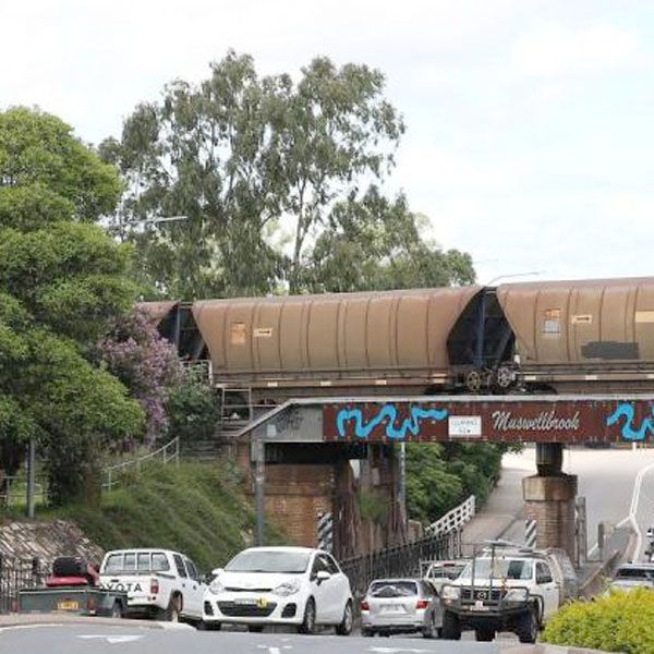 traffic driving under a train line. Power and the passion: part two