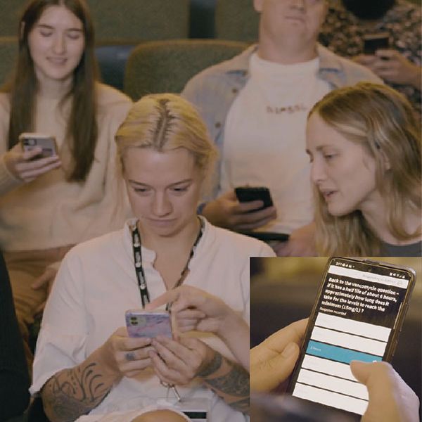 Quiz Students in classroom taking a quiz