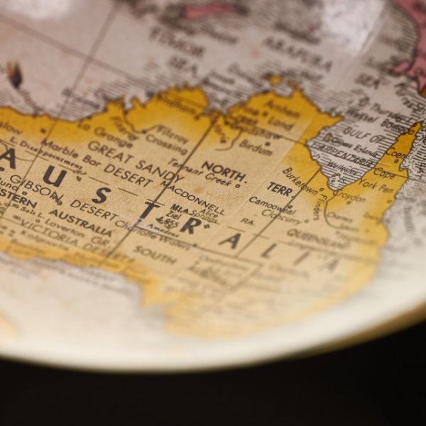 Generic Map of Australia. New funding to boost TLCMap's 'Advanced Techniques and Big Data' project 