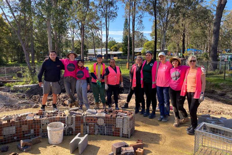 Out(fit) volunteers on Open Day