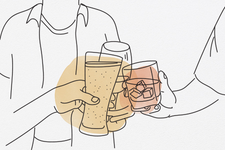 Illustration of drinks