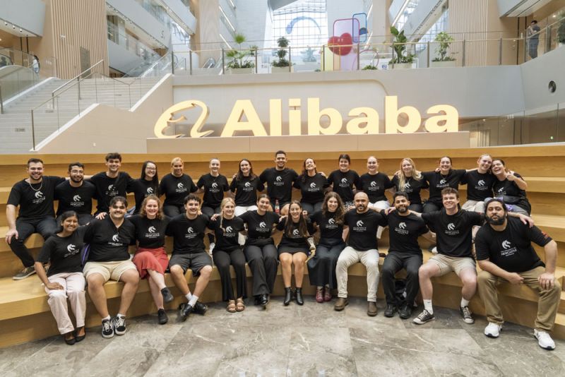 Ma & Morley Scholars visiting the new Alibaba campus in Hangzhou