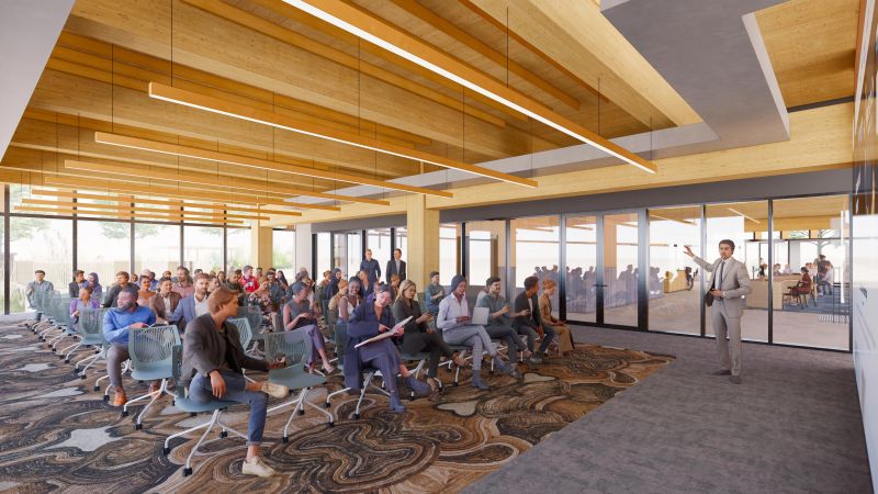 3D render of seminar space