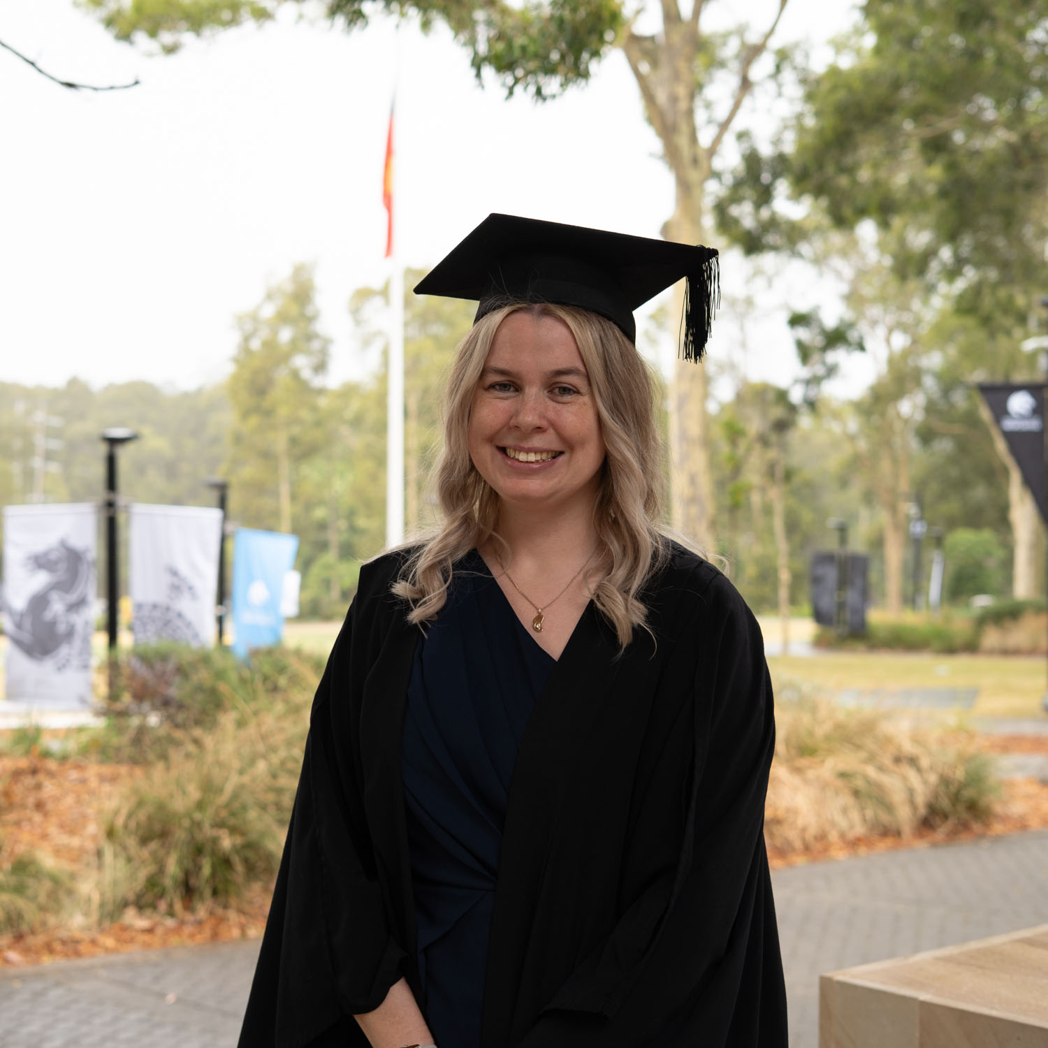 Jessica will graduate with a Bachelor of Science (Advanced) majoring in Organic and Medicinal Chemistry at a ceremony on Friday 12 December at 2.30pm