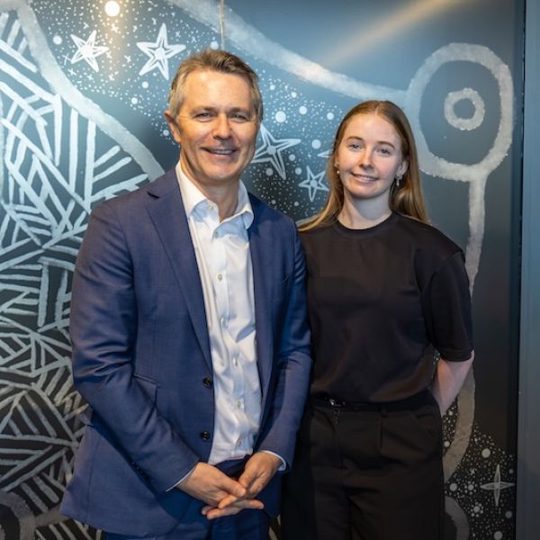 Carley Pringle and Minister for Education, the Hon Jason Clare MP