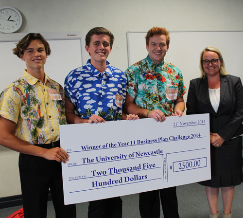 university of newcastle business plan competition