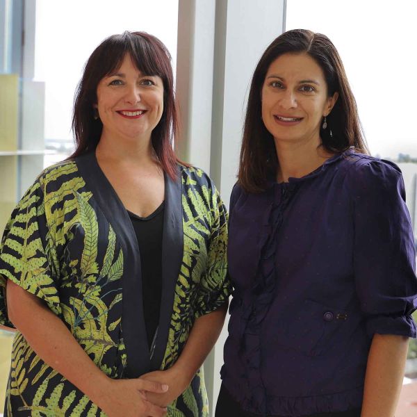 Dr Tamara Young and Kate Ramzan-Levy. City precinct broadens Newcastle's international appeal