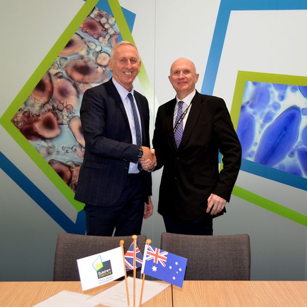 MOU signing. Quadram Institute and University to tackle global food and health challenges