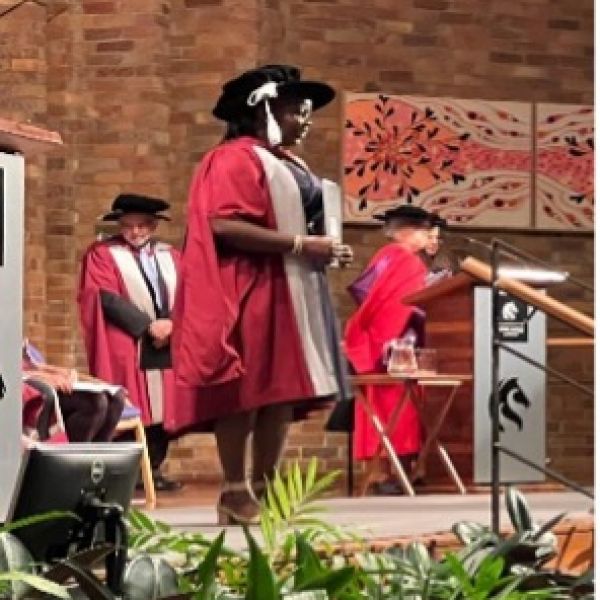 Students graduating. Capacity building.