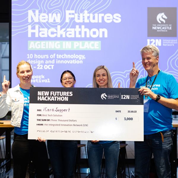 New Futures Hackathon Ageing in Place winners