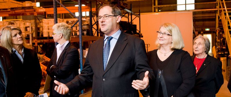 NIER Executive Director Professor Alan Broadfoot at the NIER opening event