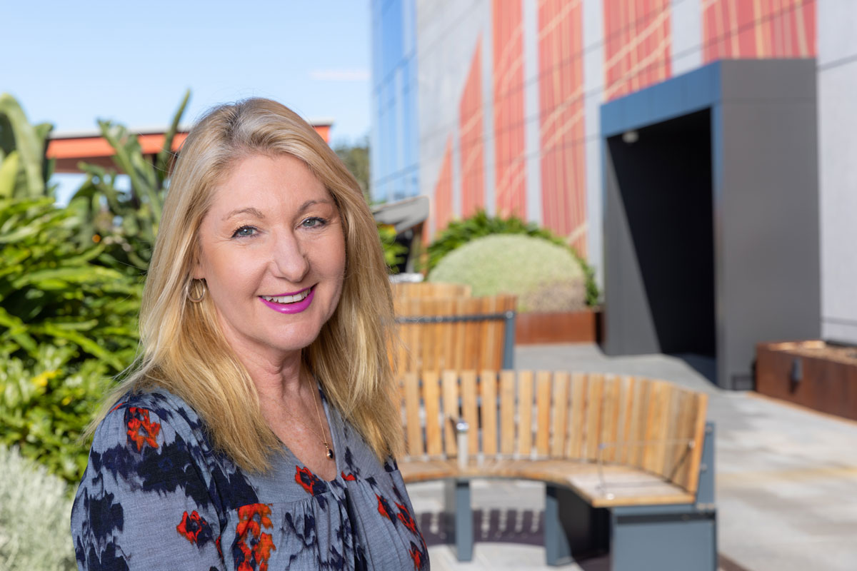 Allison Cummins Allison Cummins outside the Central Coast Clinical School