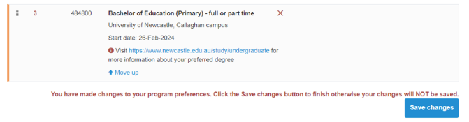 Screenshot depicting how to change preferences
