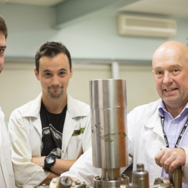 Dr Matthew Drewery, Dr Luke Harvey and Professor Michael Stockenhuber