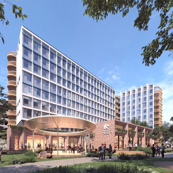 Concept design by Architectus of the proposed University of Newcastle City Campus Student Accommodation.. Community encouraged to have their say on proposed City Campus Student Accommodation .
