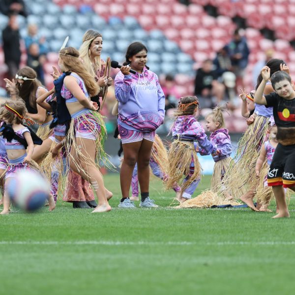 Midnight Dreaming performing at the Jets Game