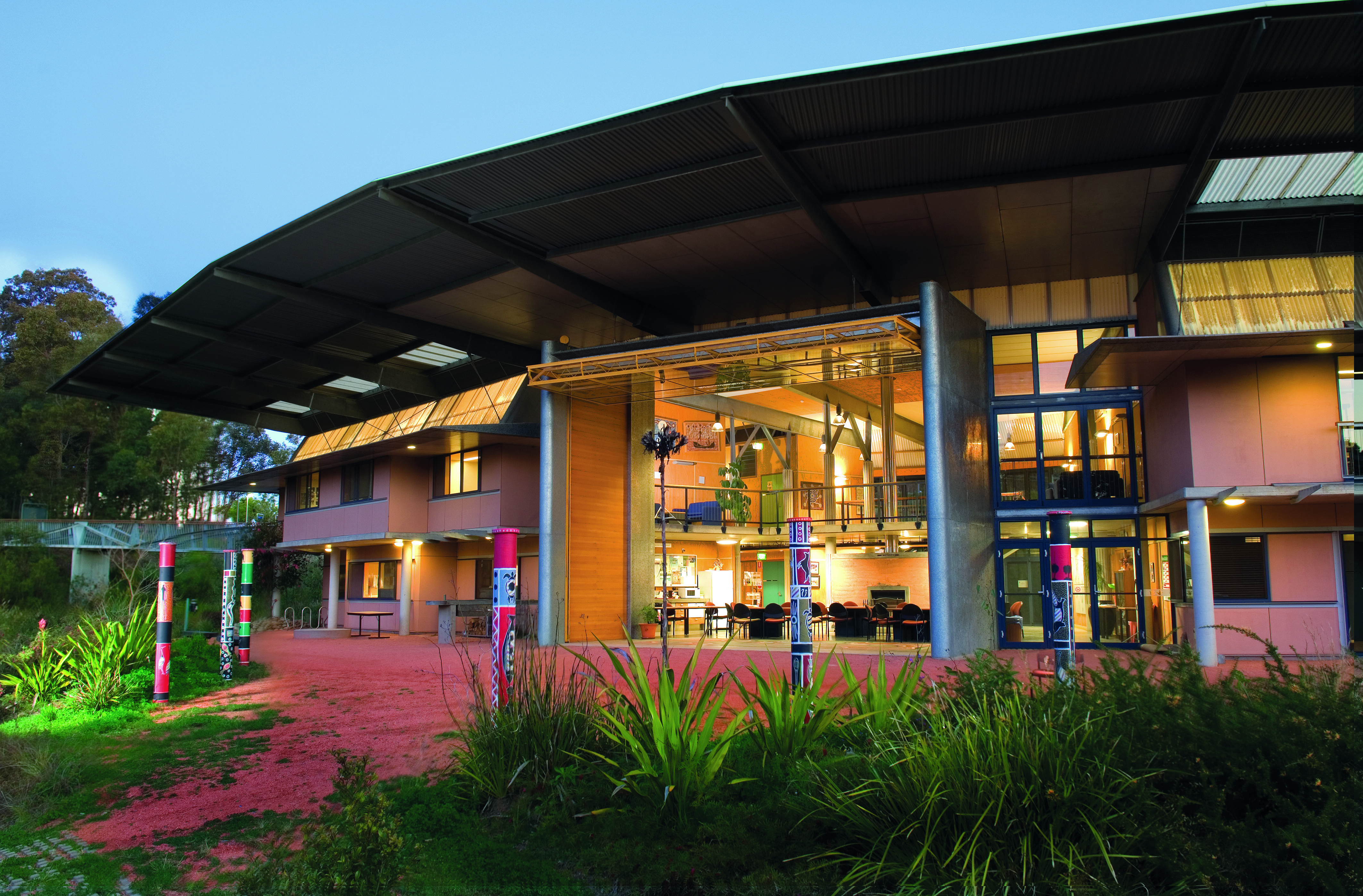 Photo of the Birabahn Building which houses the Wollotuka Institute