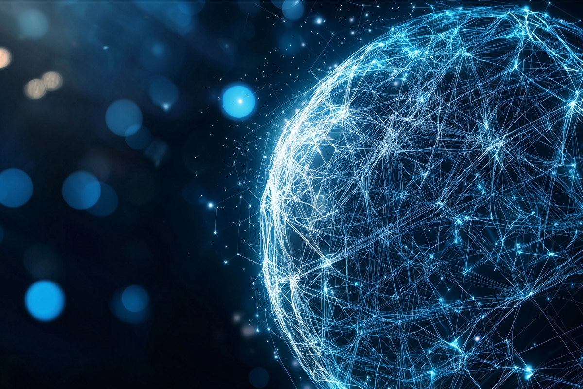 Global network abstract image