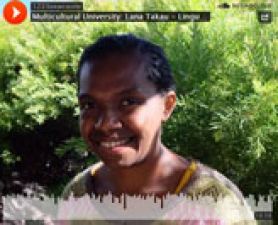 PhD student Lana Takau. Linguistics PhD student from Vanuatu speaks with ABC1233
