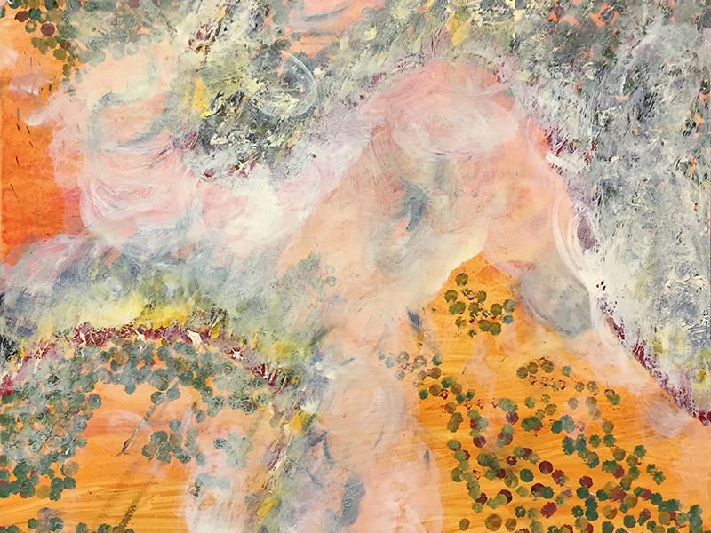 Painting 'Smoke and Trees' by Paul Munro