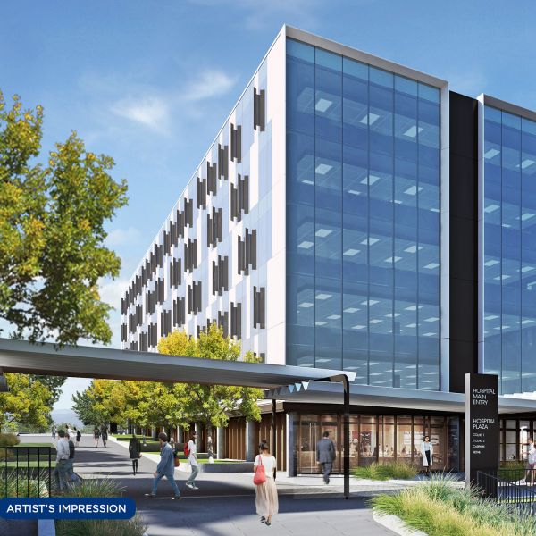 Artist's impression of the building. Strong partnerships and a shared vision for the future of integrated healthcare is set to improve the wellbeing of our Central Coast community