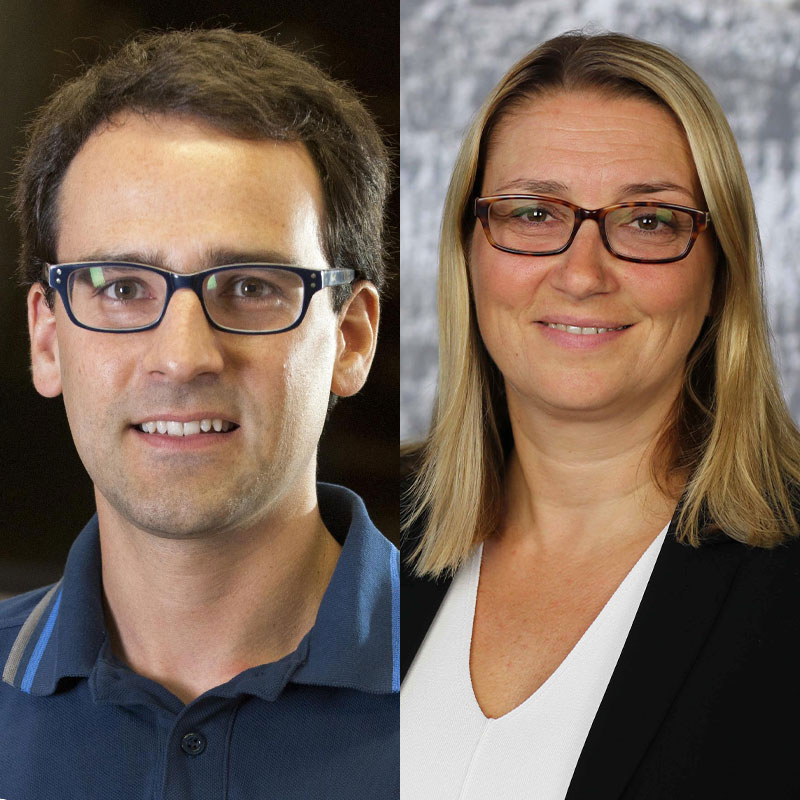 Dr Klaus Thoeni and Professor Anna Giacomini