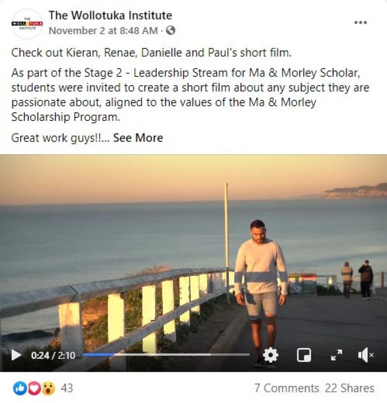 Ma Morley social media post