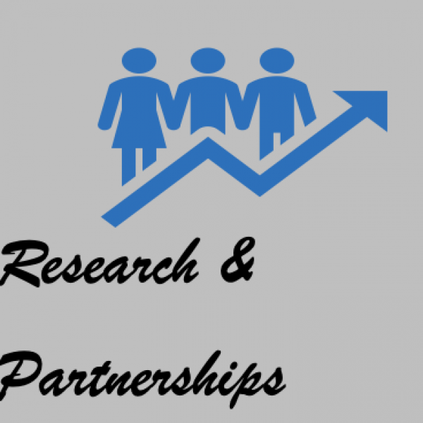 Research and partnerships graphic
