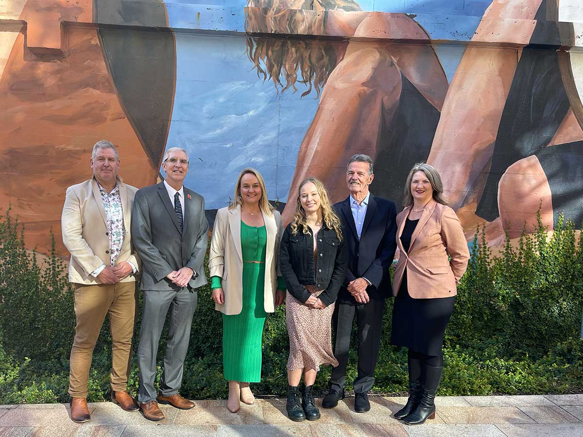 Second year University of Newcastle communications student Courtney Yeandle is the inaugural recipient of the Meg Purser Scholarship.