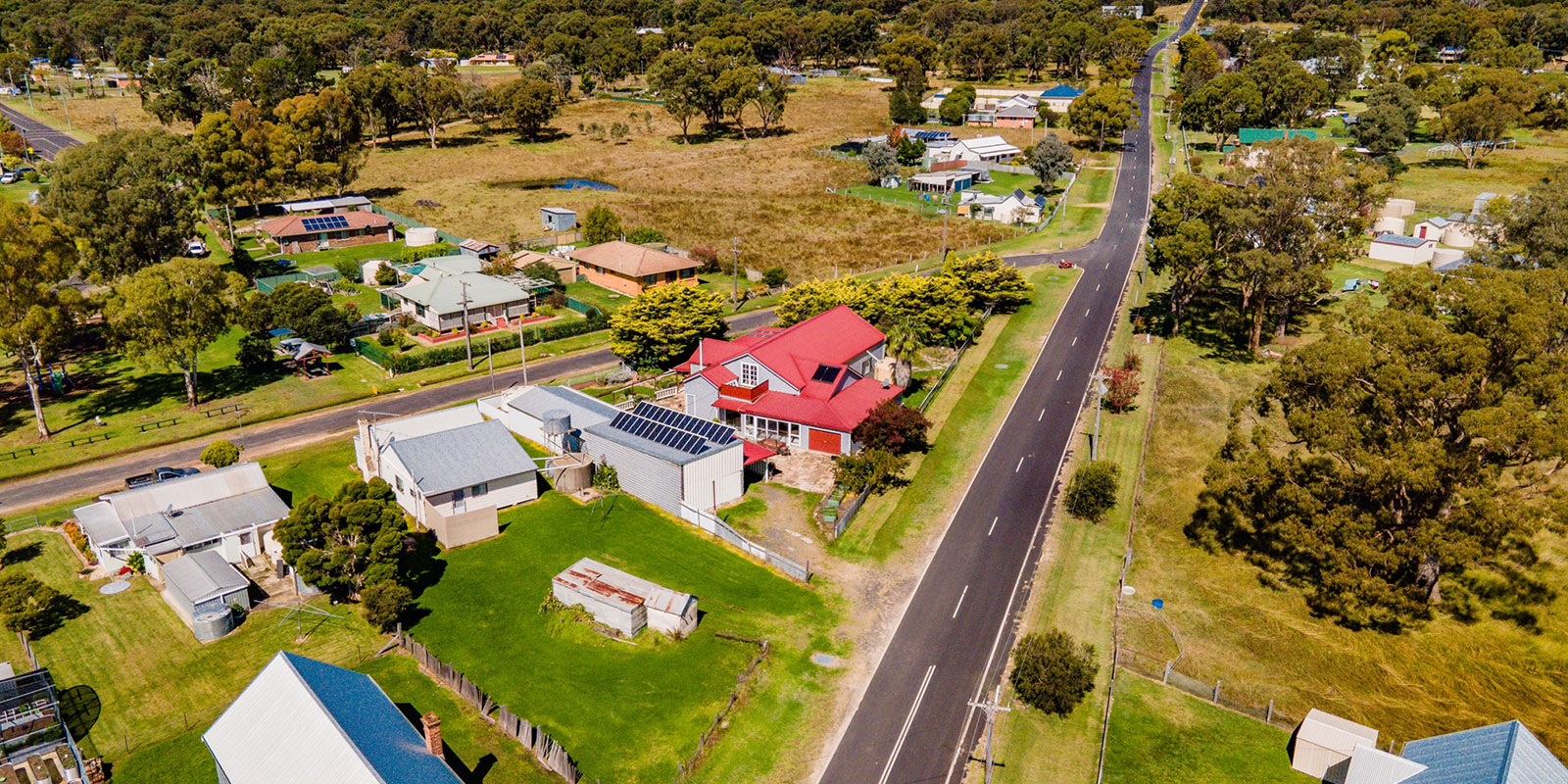 A scenic image of a regional area